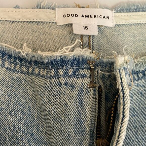 Good American - Iconic 90’s  Vibes Straight Fit Jeans - Jr size 15 - Picture 5 of 13